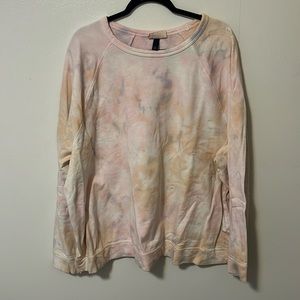 Adorable pastel tie-dye sweatshirt. Universal Threads size 3x